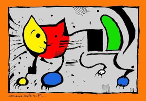 Постер: Котенок Хуана Миро   