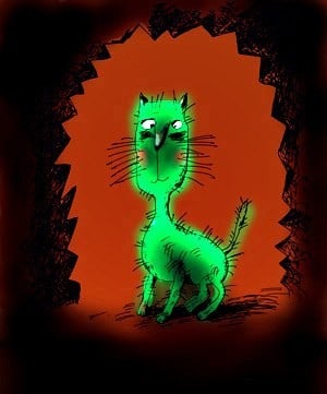 Постер Пещерный кот  