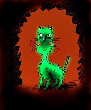Постер Пещерный кот  