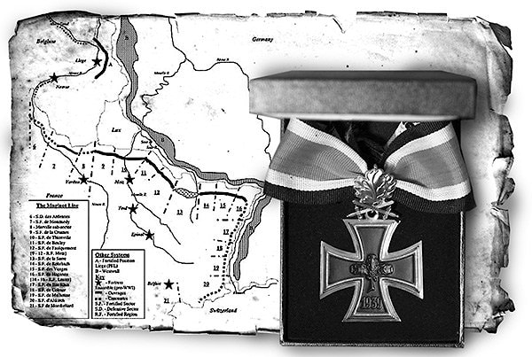 Железный крест (✠ Eisernes Kreuz) – немецкий военный орден, учреждённый Фридрихом Вильгельмом III 10 марта 1813 года за боевые отличия. Вручался всем категориям военнослужащих вне зависимости от ранга или сословия. 