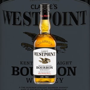 Clarke's Westpoint Bourbon Whisky:   