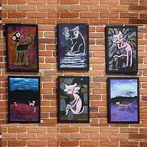 «Мартовские коты форевер!» – совершенно новая экспозиция акриловой живописи Сергея Стельмашонка – (открыта с 3 марта 2025 года по рабочим дням)