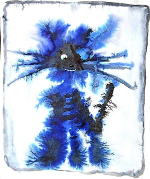 Постер Синий кото-пират черного кото-моря  