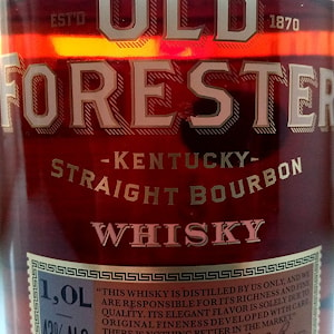 Old Forester Bourbon: старый добрый лесничий.   