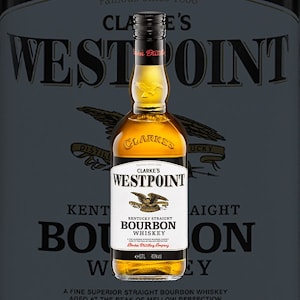 Clarke's Westpoint Bourbon Whisky:   