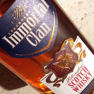 The Legendary Immortal Clan Blended Scotch Whisky:   