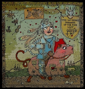 Постер Легенда о доблестном коте-рыцаре   